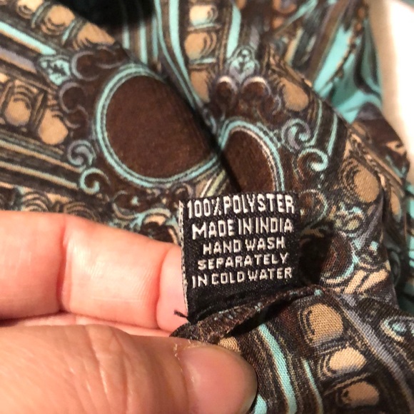 Turquoise cold shoulder tunic - Picture 8 of 8